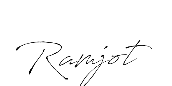 Create a beautiful signature design for name Ramjot. With this signature (Antro_Vectra) fonts, you can make a handwritten signature for free. Ramjot signature style 6 images and pictures png