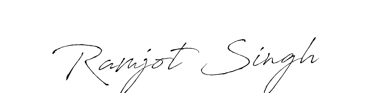 Use a signature maker to create a handwritten signature online. With this signature software, you can design (Antro_Vectra) your own signature for name Ramjot Singh. Ramjot Singh signature style 6 images and pictures png