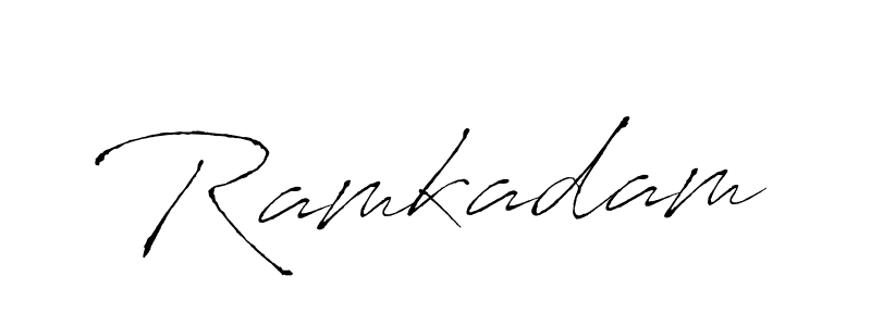 Make a beautiful signature design for name Ramkadam. Use this online signature maker to create a handwritten signature for free. Ramkadam signature style 6 images and pictures png