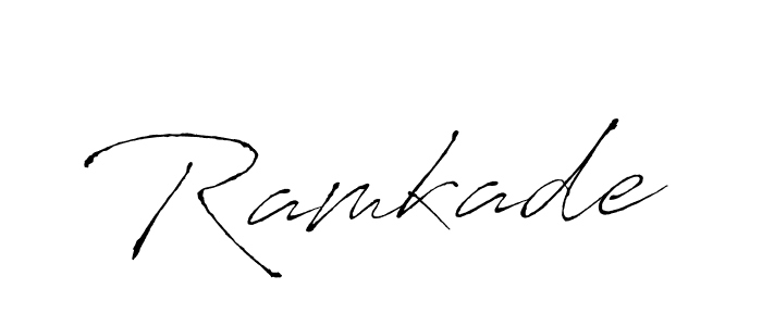 The best way (Antro_Vectra) to make a short signature is to pick only two or three words in your name. The name Ramkade include a total of six letters. For converting this name. Ramkade signature style 6 images and pictures png