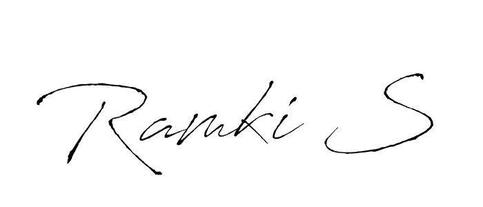 Antro_Vectra is a professional signature style that is perfect for those who want to add a touch of class to their signature. It is also a great choice for those who want to make their signature more unique. Get Ramki S name to fancy signature for free. Ramki S signature style 6 images and pictures png