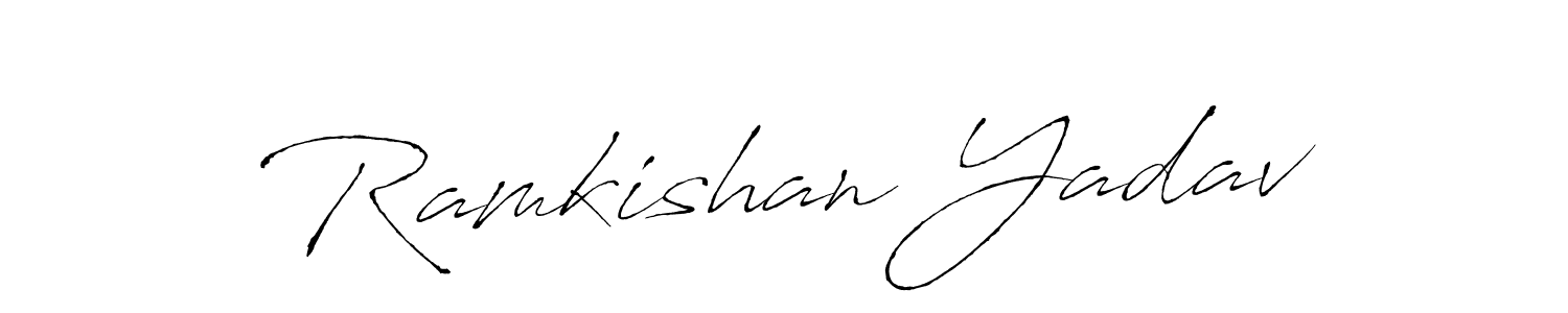 Similarly Antro_Vectra is the best handwritten signature design. Signature creator online .You can use it as an online autograph creator for name Ramkishan Yadav. Ramkishan Yadav signature style 6 images and pictures png