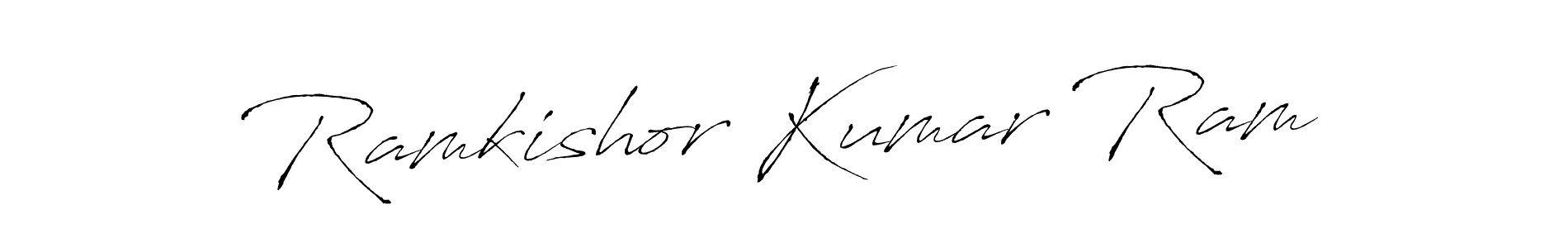 This is the best signature style for the Ramkishor Kumar Ram name. Also you like these signature font (Antro_Vectra). Mix name signature. Ramkishor Kumar Ram signature style 6 images and pictures png