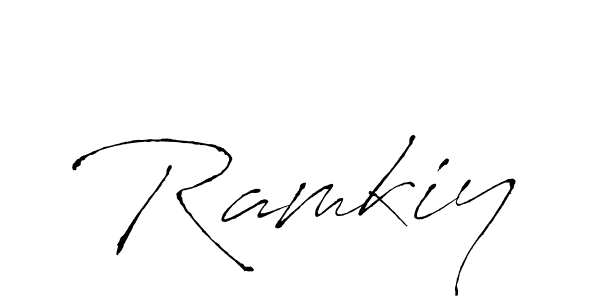 How to make Ramkiy name signature. Use Antro_Vectra style for creating short signs online. This is the latest handwritten sign. Ramkiy signature style 6 images and pictures png