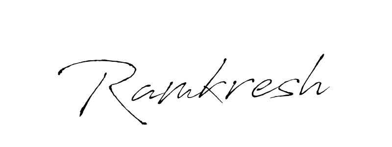 How to make Ramkresh signature? Antro_Vectra is a professional autograph style. Create handwritten signature for Ramkresh name. Ramkresh signature style 6 images and pictures png