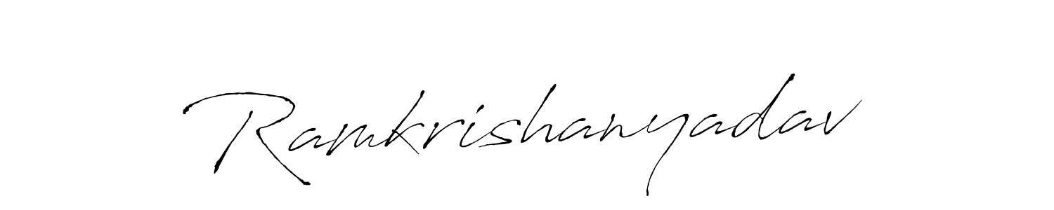 Make a beautiful signature design for name Ramkrishanyadav. Use this online signature maker to create a handwritten signature for free. Ramkrishanyadav signature style 6 images and pictures png