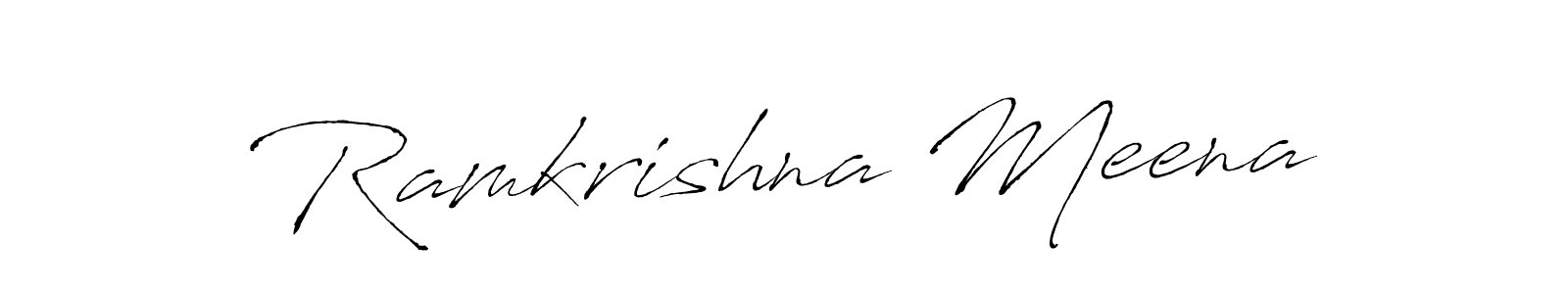Here are the top 10 professional signature styles for the name Ramkrishna Meena. These are the best autograph styles you can use for your name. Ramkrishna Meena signature style 6 images and pictures png