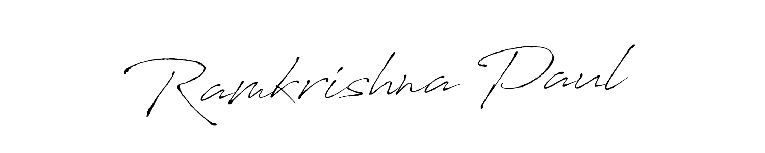 Make a short Ramkrishna Paul signature style. Manage your documents anywhere anytime using Antro_Vectra. Create and add eSignatures, submit forms, share and send files easily. Ramkrishna Paul signature style 6 images and pictures png