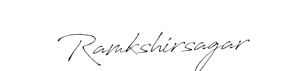 Make a beautiful signature design for name Ramkshirsagar. With this signature (Antro_Vectra) style, you can create a handwritten signature for free. Ramkshirsagar signature style 6 images and pictures png