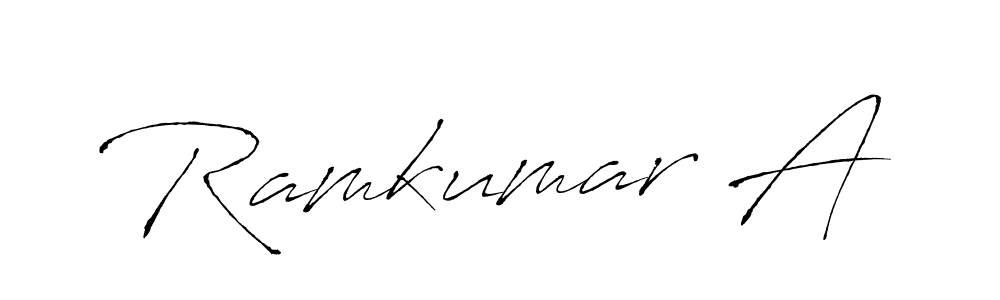 Make a beautiful signature design for name Ramkumar A. With this signature (Antro_Vectra) style, you can create a handwritten signature for free. Ramkumar A signature style 6 images and pictures png