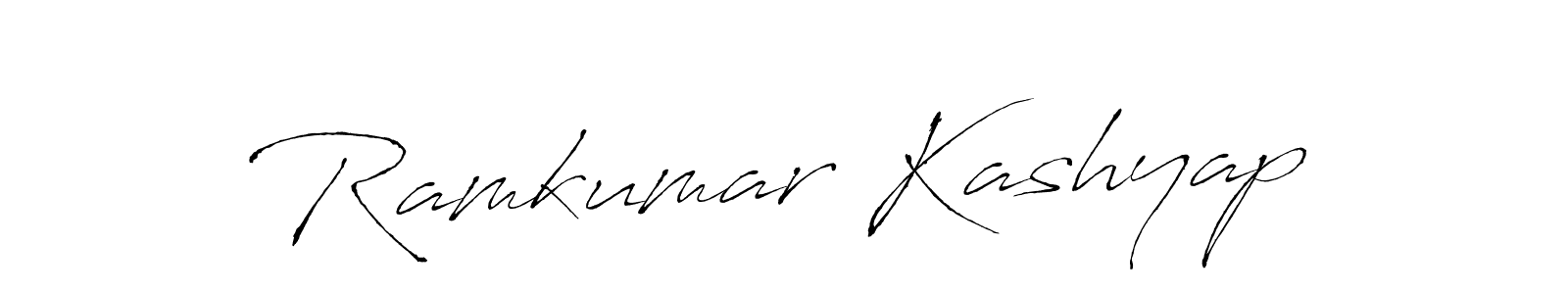 Make a short Ramkumar Kashyap signature style. Manage your documents anywhere anytime using Antro_Vectra. Create and add eSignatures, submit forms, share and send files easily. Ramkumar Kashyap signature style 6 images and pictures png
