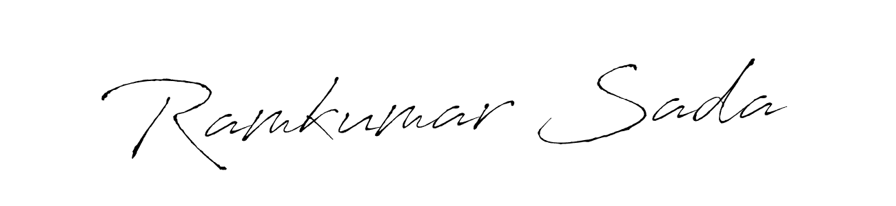 Similarly Antro_Vectra is the best handwritten signature design. Signature creator online .You can use it as an online autograph creator for name Ramkumar Sada. Ramkumar Sada signature style 6 images and pictures png