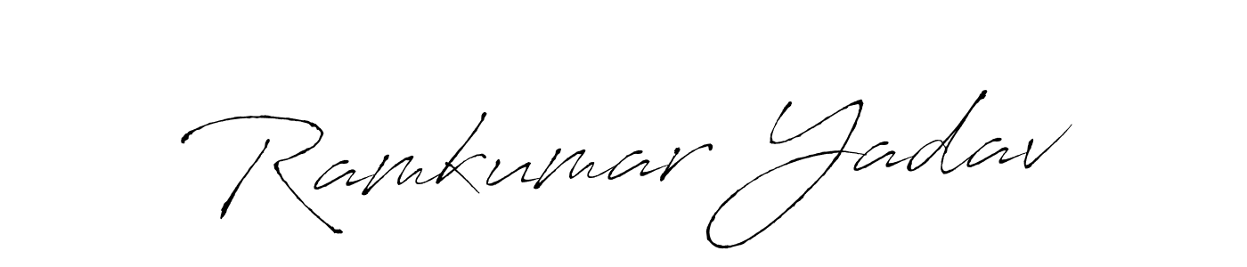 The best way (Antro_Vectra) to make a short signature is to pick only two or three words in your name. The name Ramkumar Yadav include a total of six letters. For converting this name. Ramkumar Yadav signature style 6 images and pictures png