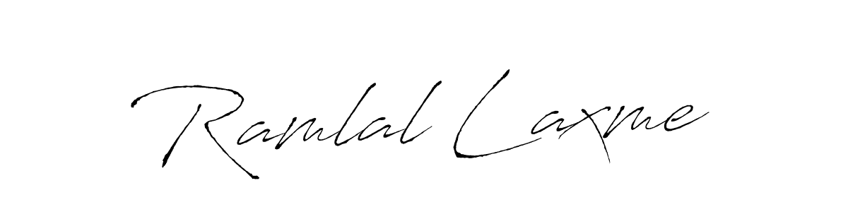 Ramlal Laxme stylish signature style. Best Handwritten Sign (Antro_Vectra) for my name. Handwritten Signature Collection Ideas for my name Ramlal Laxme. Ramlal Laxme signature style 6 images and pictures png