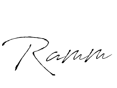 How to make Ramm name signature. Use Antro_Vectra style for creating short signs online. This is the latest handwritten sign. Ramm signature style 6 images and pictures png