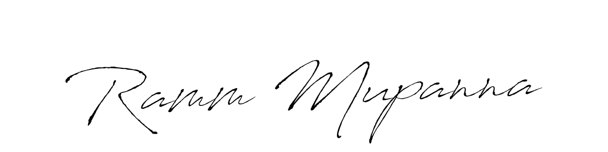 How to make Ramm Mupanna signature? Antro_Vectra is a professional autograph style. Create handwritten signature for Ramm Mupanna name. Ramm Mupanna signature style 6 images and pictures png