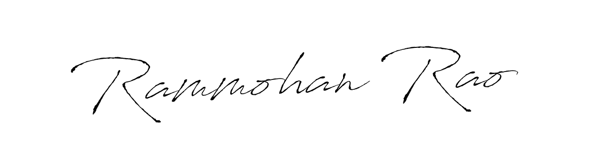 You should practise on your own different ways (Antro_Vectra) to write your name (Rammohan Rao) in signature. don't let someone else do it for you. Rammohan Rao signature style 6 images and pictures png