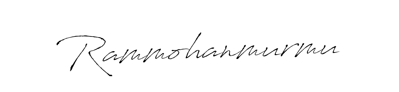 Design your own signature with our free online signature maker. With this signature software, you can create a handwritten (Antro_Vectra) signature for name Rammohanmurmu. Rammohanmurmu signature style 6 images and pictures png