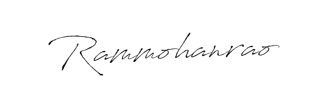 Create a beautiful signature design for name Rammohanrao. With this signature (Antro_Vectra) fonts, you can make a handwritten signature for free. Rammohanrao signature style 6 images and pictures png