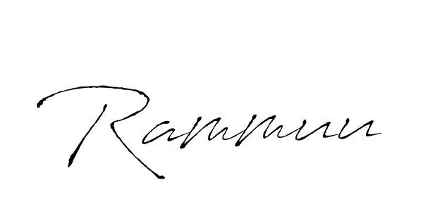 Also we have Rammuu name is the best signature style. Create professional handwritten signature collection using Antro_Vectra autograph style. Rammuu signature style 6 images and pictures png