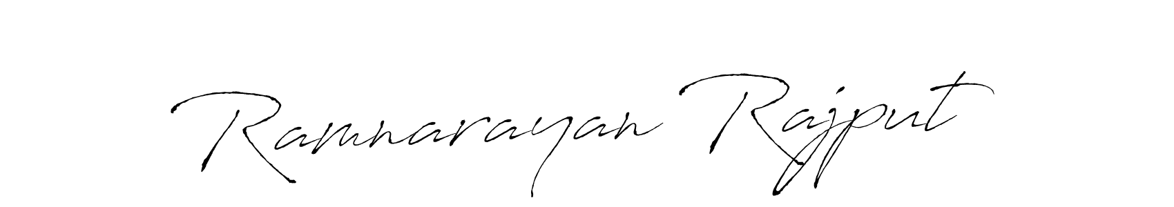 The best way (Antro_Vectra) to make a short signature is to pick only two or three words in your name. The name Ramnarayan Rajput include a total of six letters. For converting this name. Ramnarayan Rajput signature style 6 images and pictures png