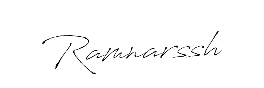 How to make Ramnarssh name signature. Use Antro_Vectra style for creating short signs online. This is the latest handwritten sign. Ramnarssh signature style 6 images and pictures png