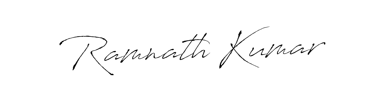 Use a signature maker to create a handwritten signature online. With this signature software, you can design (Antro_Vectra) your own signature for name Ramnath Kumar. Ramnath Kumar signature style 6 images and pictures png