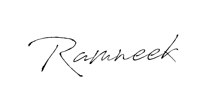 Also we have Ramneek name is the best signature style. Create professional handwritten signature collection using Antro_Vectra autograph style. Ramneek signature style 6 images and pictures png