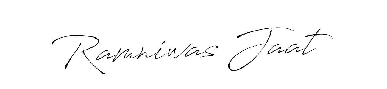 Create a beautiful signature design for name Ramniwas Jaat. With this signature (Antro_Vectra) fonts, you can make a handwritten signature for free. Ramniwas Jaat signature style 6 images and pictures png