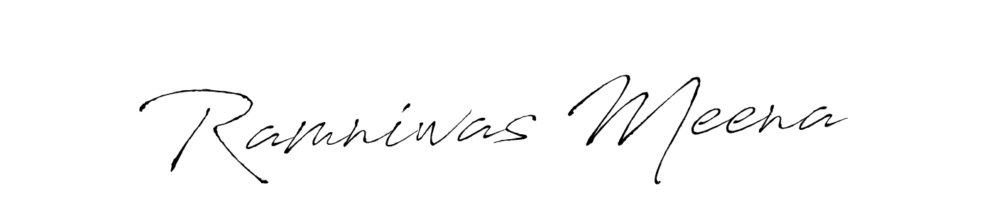 This is the best signature style for the Ramniwas Meena name. Also you like these signature font (Antro_Vectra). Mix name signature. Ramniwas Meena signature style 6 images and pictures png