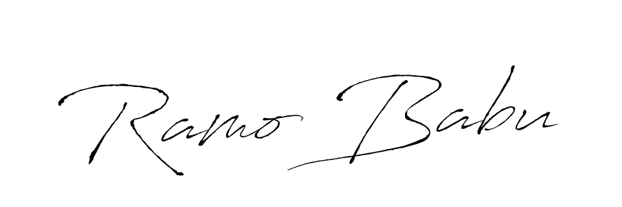 You should practise on your own different ways (Antro_Vectra) to write your name (Ramo Babu) in signature. don't let someone else do it for you. Ramo Babu signature style 6 images and pictures png