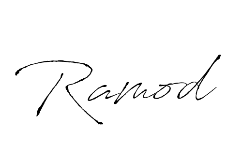 Make a beautiful signature design for name Ramod. With this signature (Antro_Vectra) style, you can create a handwritten signature for free. Ramod signature style 6 images and pictures png