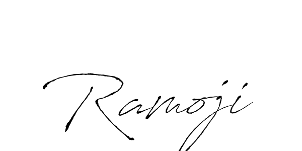 The best way (Antro_Vectra) to make a short signature is to pick only two or three words in your name. The name Ramoji include a total of six letters. For converting this name. Ramoji signature style 6 images and pictures png