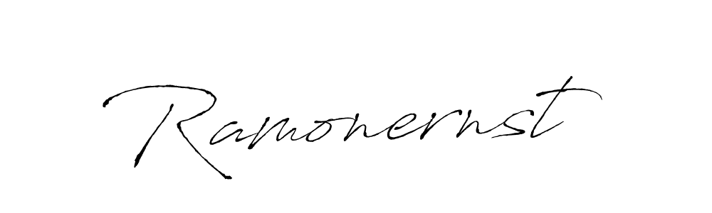 Make a beautiful signature design for name Ramonernst. With this signature (Antro_Vectra) style, you can create a handwritten signature for free. Ramonernst signature style 6 images and pictures png