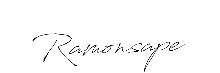 You should practise on your own different ways (Antro_Vectra) to write your name (Ramonsape) in signature. don't let someone else do it for you. Ramonsape signature style 6 images and pictures png