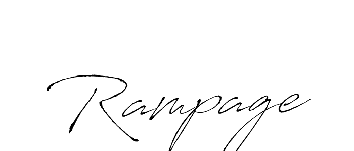Also we have Rampage name is the best signature style. Create professional handwritten signature collection using Antro_Vectra autograph style. Rampage signature style 6 images and pictures png