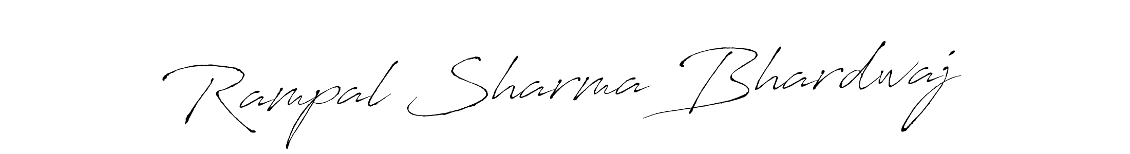 Rampal Sharma Bhardwaj stylish signature style. Best Handwritten Sign (Antro_Vectra) for my name. Handwritten Signature Collection Ideas for my name Rampal Sharma Bhardwaj. Rampal Sharma Bhardwaj signature style 6 images and pictures png