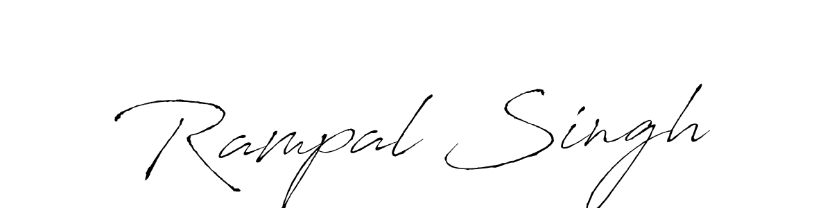 Rampal Singh stylish signature style. Best Handwritten Sign (Antro_Vectra) for my name. Handwritten Signature Collection Ideas for my name Rampal Singh. Rampal Singh signature style 6 images and pictures png