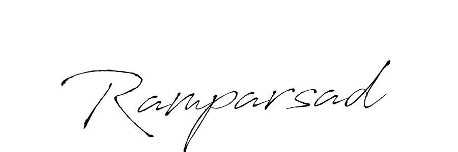 Once you've used our free online signature maker to create your best signature Antro_Vectra style, it's time to enjoy all of the benefits that Ramparsad name signing documents. Ramparsad signature style 6 images and pictures png