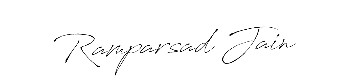 Make a beautiful signature design for name Ramparsad Jain. Use this online signature maker to create a handwritten signature for free. Ramparsad Jain signature style 6 images and pictures png