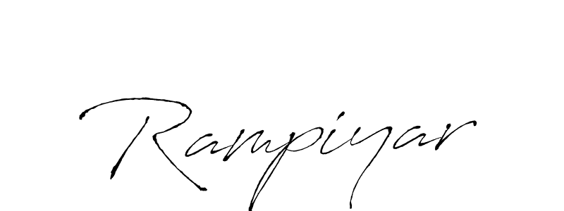 How to make Rampiyar name signature. Use Antro_Vectra style for creating short signs online. This is the latest handwritten sign. Rampiyar signature style 6 images and pictures png