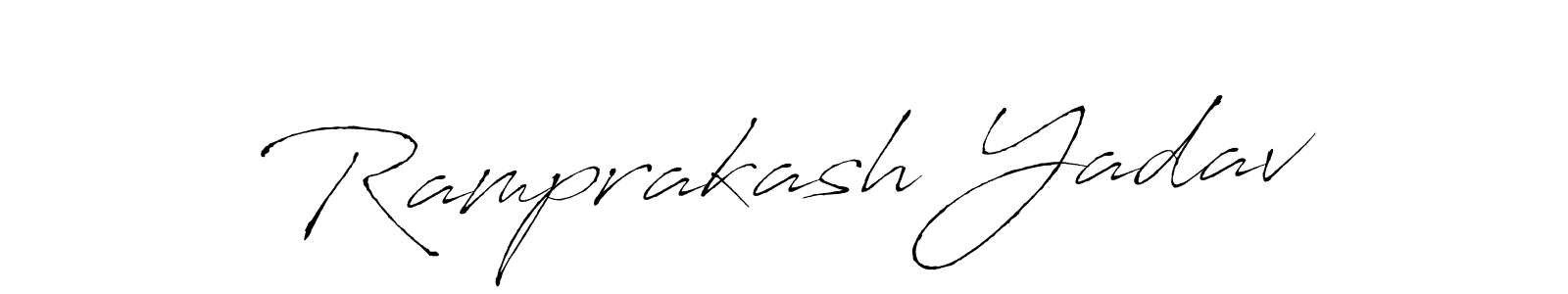 Make a beautiful signature design for name Ramprakash Yadav. Use this online signature maker to create a handwritten signature for free. Ramprakash Yadav signature style 6 images and pictures png