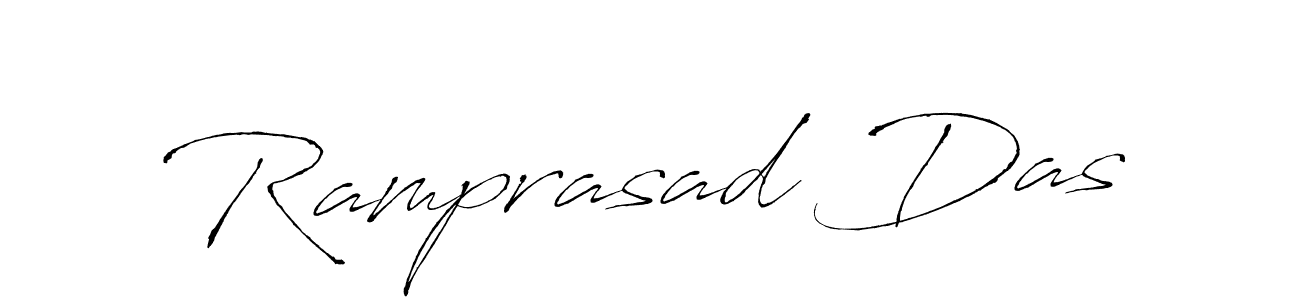 Use a signature maker to create a handwritten signature online. With this signature software, you can design (Antro_Vectra) your own signature for name Ramprasad Das. Ramprasad Das signature style 6 images and pictures png