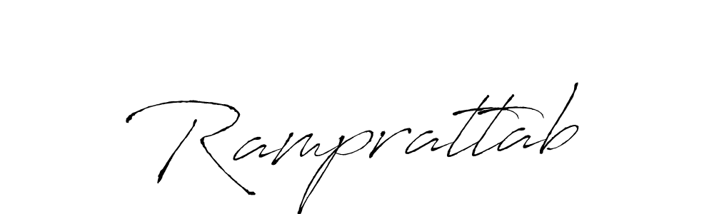 Similarly Antro_Vectra is the best handwritten signature design. Signature creator online .You can use it as an online autograph creator for name Ramprattab. Ramprattab signature style 6 images and pictures png