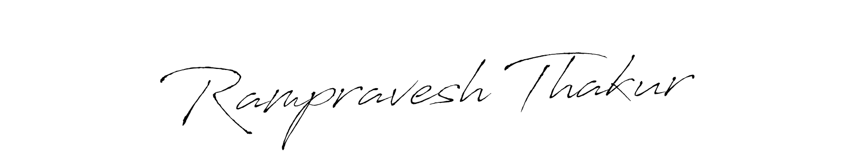 Also we have Rampravesh Thakur name is the best signature style. Create professional handwritten signature collection using Antro_Vectra autograph style. Rampravesh Thakur signature style 6 images and pictures png