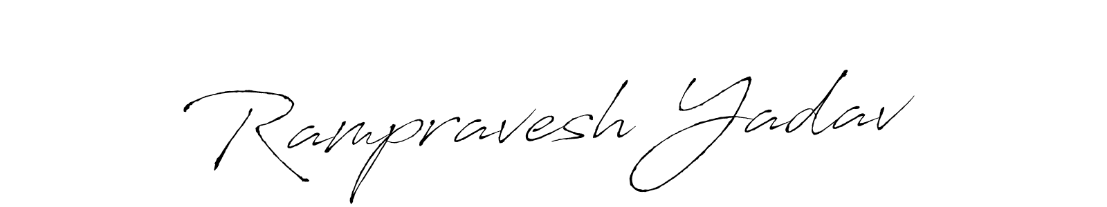Also we have Rampravesh Yadav name is the best signature style. Create professional handwritten signature collection using Antro_Vectra autograph style. Rampravesh Yadav signature style 6 images and pictures png