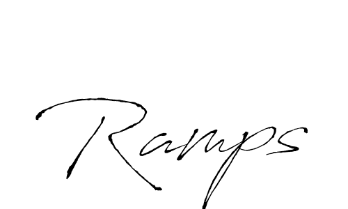 Design your own signature with our free online signature maker. With this signature software, you can create a handwritten (Antro_Vectra) signature for name Ramps. Ramps signature style 6 images and pictures png