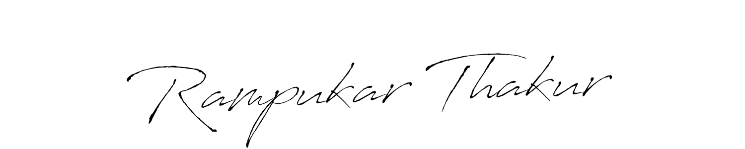 Use a signature maker to create a handwritten signature online. With this signature software, you can design (Antro_Vectra) your own signature for name Rampukar Thakur. Rampukar Thakur signature style 6 images and pictures png