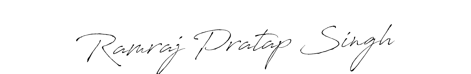 Design your own signature with our free online signature maker. With this signature software, you can create a handwritten (Antro_Vectra) signature for name Ramraj Pratap Singh. Ramraj Pratap Singh signature style 6 images and pictures png