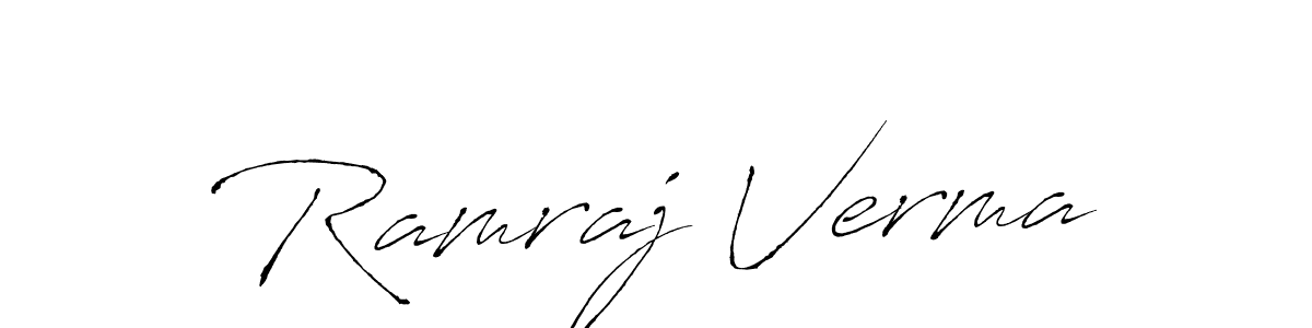How to make Ramraj Verma signature? Antro_Vectra is a professional autograph style. Create handwritten signature for Ramraj Verma name. Ramraj Verma signature style 6 images and pictures png